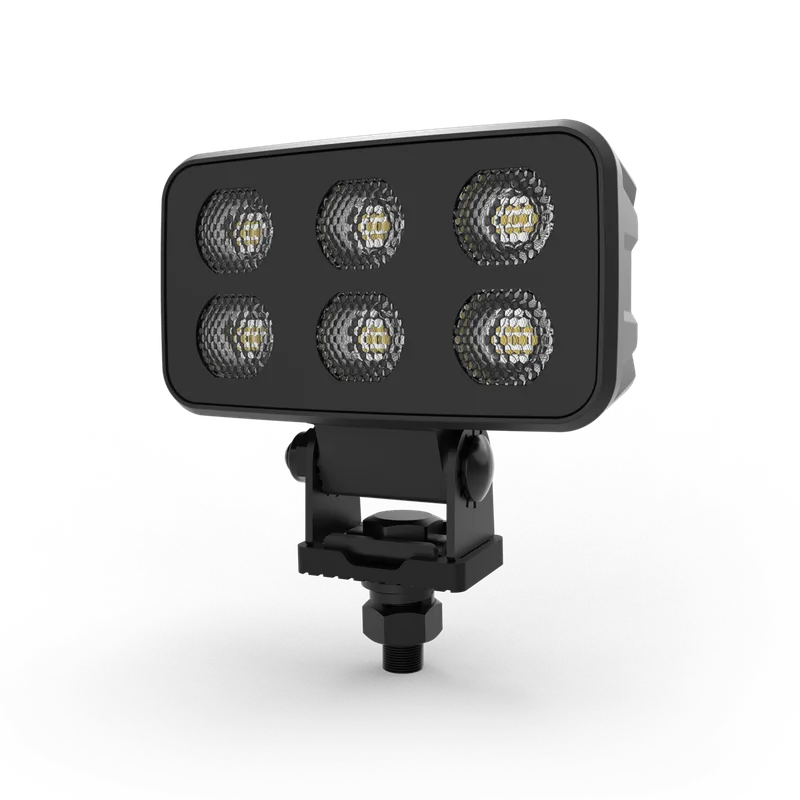 Luz de Trabajo Ultra brillante Cuadrada, 6 LED, 4630 Lúmenes, 12-24 Vcd ECCO EW2730