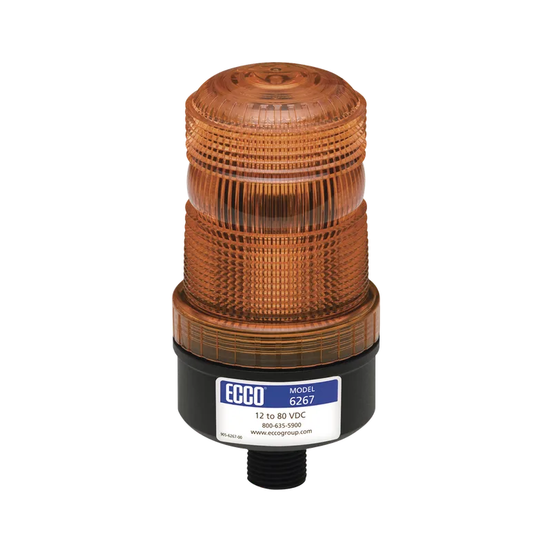 Mini baliza de LED color ambar montaje permanente SAE Clase III ECCO X6267-A