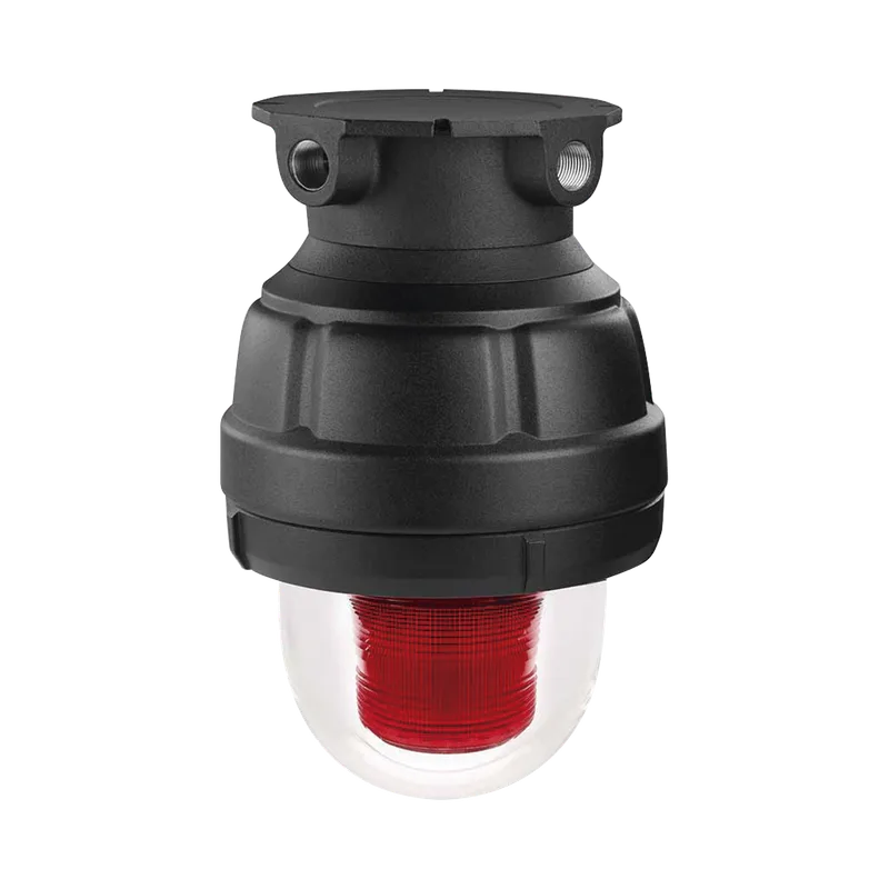Luz Estroboscópica Antiexplosión / 75 Destellos por Minuto / 24 Vdc, 120 Vac 50/60 Hz, 240 Vac 50/60 Hz / Tipo 4X / IP66 / Clase I, Div. 1, Grupos C y D / Clase I, Div. 2, Grupos A, B, C y D / Clase II, Div. 1, Grupos E, F y G / Clase III / FEDERAL SIGNAL INDUSTRIAL 27XST-120-R