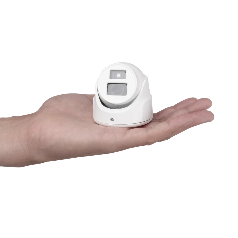 Ultra Mini Turret TURBO 2 Megapixel (1080p) / Gran Angular / Lente 2.8 mm / 20 mts IR EXIR / Exterior IP67 / 4 Tecnologías (TVI / AHD / CVBS) / dWDR / Color Blanco HIKVISION DS-2CE70D0T-ITMFW
