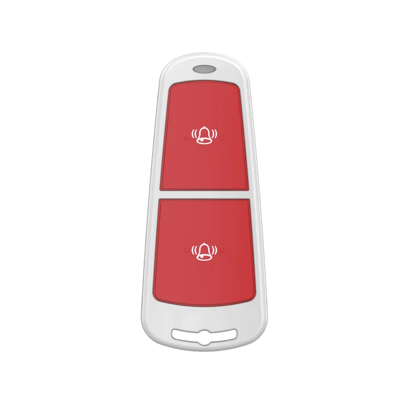 (AX HUB) Botón de Pánico Inalámbrico Doble / Protección Contra Activación Accidental HIKVISION DS-PD1-EB-WS2