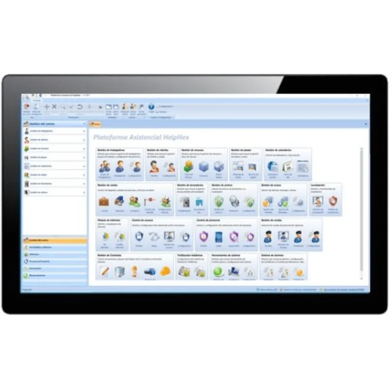 Pantalla Táctil NX0420/V2 21.5" / Windows 10 / Protección IP65 / 4 USB / HDMI / VGA / RS-232 / Wi-Fi / Helpnex Preinstalado / Montaje Panel y VESA IBERNEX