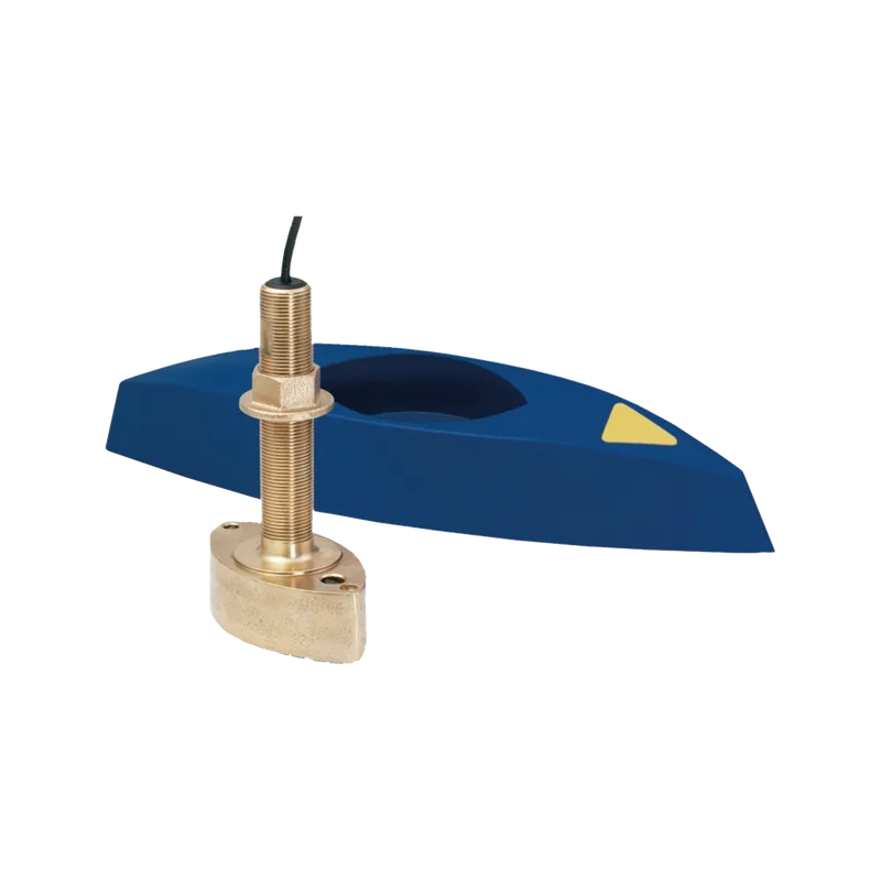 Transductor B45 / Bronce / Montaje Thru-Hull / Diseño Compacto / Deflector de Agua Aerada / Retornos de Eco Sólidos SIMRAD 000-13946-001