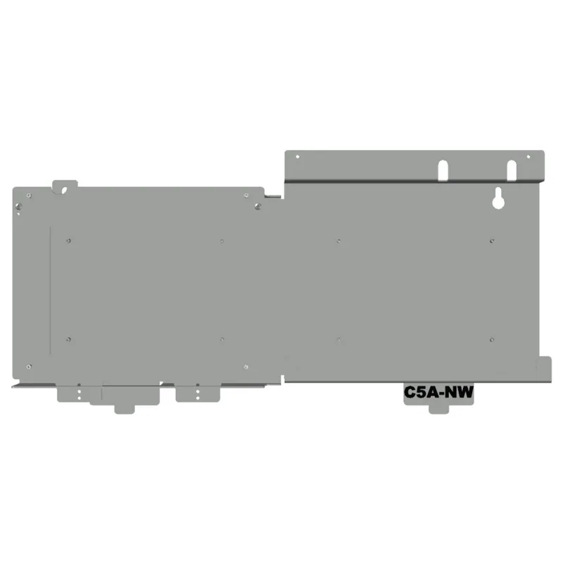Placa adaptadora de conversión para montar chasis serie CAB-4 en cajas traseras serie CAB-5 de gabinetes para paneles de alarma contra incendio NOTIFIER CHS-ADP