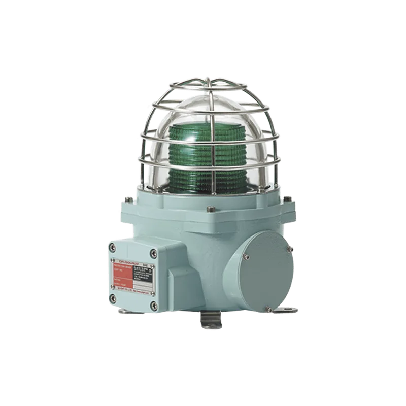 Señal Luminosa Antiexplosión / LED / AC120V / Color Verde / Certificación ATEX / Ex db IIC T6 Gb / IP66 / Zona 1 y 2 QLIGHT SNEL-120-G-ATEX