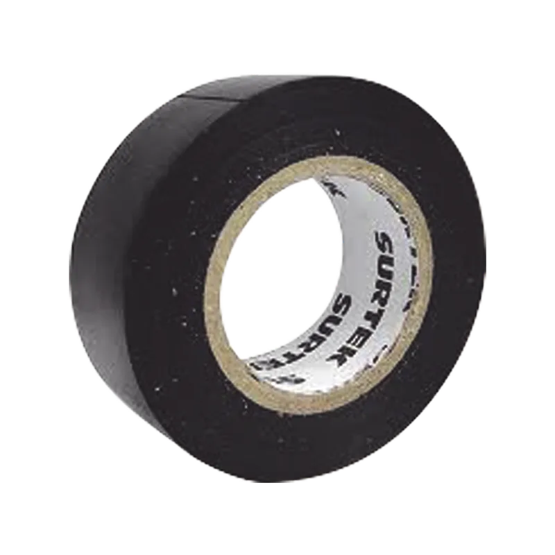 Cinta para aislar Negra de 19mm x 18 metros / Blister. SURTEK SYS-138002