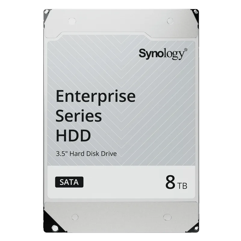 Disco Duro SATA de 3,5" Serie Enterprise HAT5300 | Capacidad de 8TB / 7200 RPM / Caché de 256 MB | MTBF 2.5 Millones de Horas | Carga de Trabajo 550 TB al Año. SYNOLOGY HAT5310-8T