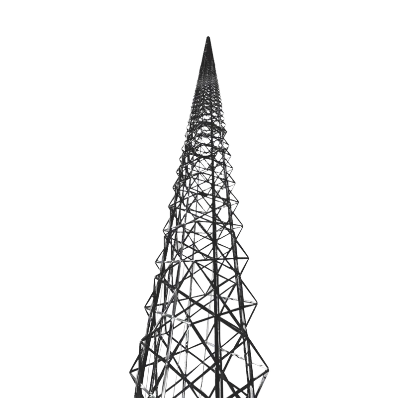 Torre de Fibra de Carbono 18.3 metros (60 pies) Autosoportada- ULTRA LIGERA. ISOTRUSS ISOT-60-AS