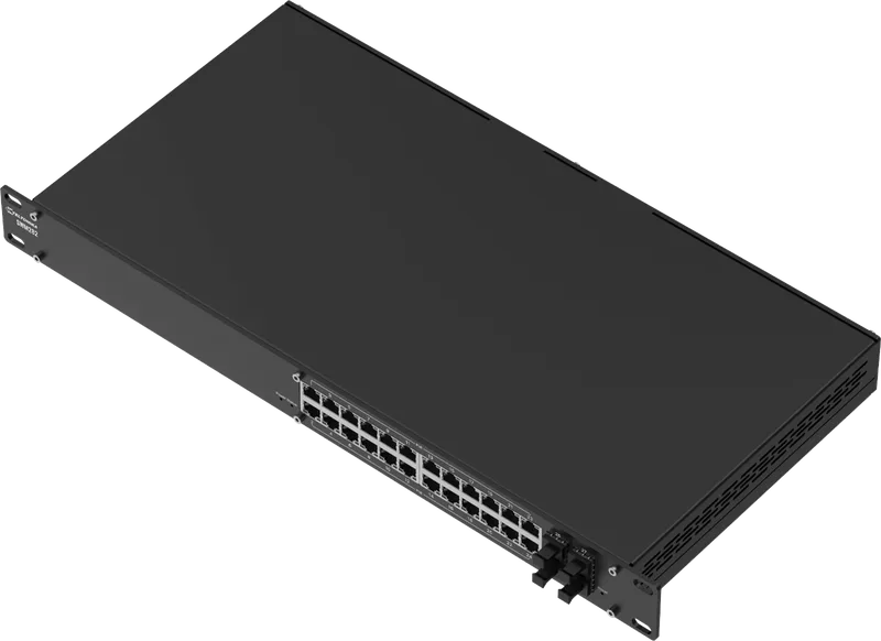 Switch Administrable L2+, 24 Puertos Gigabit PoE+, 4 Puertos SFP, 300W PoE Budget, Rack 19", IP30, TSWOS TELTONIKA SWM282