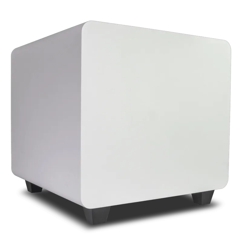 Subwoofer Activo de 10in | Diseño Down-Firing | 300W RMS | Recinto Sellado | Acabado Blanco TRUAUDIO DFS10WT