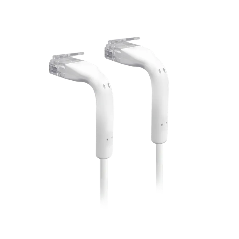 UniFi Patch Cable Cat6 Ultradelgado GbE con Botas Flexibles, Color Blanco, 8 m UBIQUITI U-CABLE-PATCH-8M-RJ45