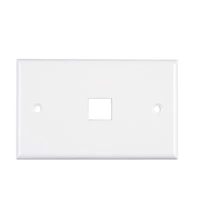 Placa de Pared de 1 Puerto, Keystone, Color Blanco LINKEDPRO BY EPCOM LP-FP-16