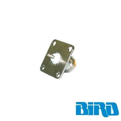 Conector N Hembra de Cambio Rápido / Wattmetro BIRD 43, 4304, 4 perforaciones a 18 mm, Níquel/ Plata/ Teflón.â€‹ BIRD TECHNOLOGIES 4240-062