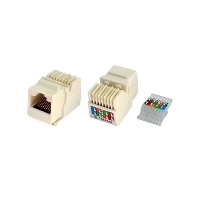 Módulo Jack Cat6 sin Herramienta (toolless) keystone para faceplate - Color Rojo LINKEDPRO BY EPCOM LP-KJ-610-RD