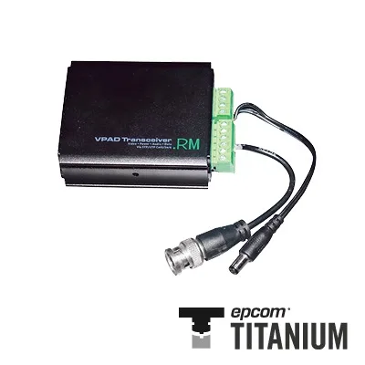 Video + poder + audio + datos, transmisor de video pasivo + alimentación de 1 canal EPCOM TITANIUM TT-101-VPADT