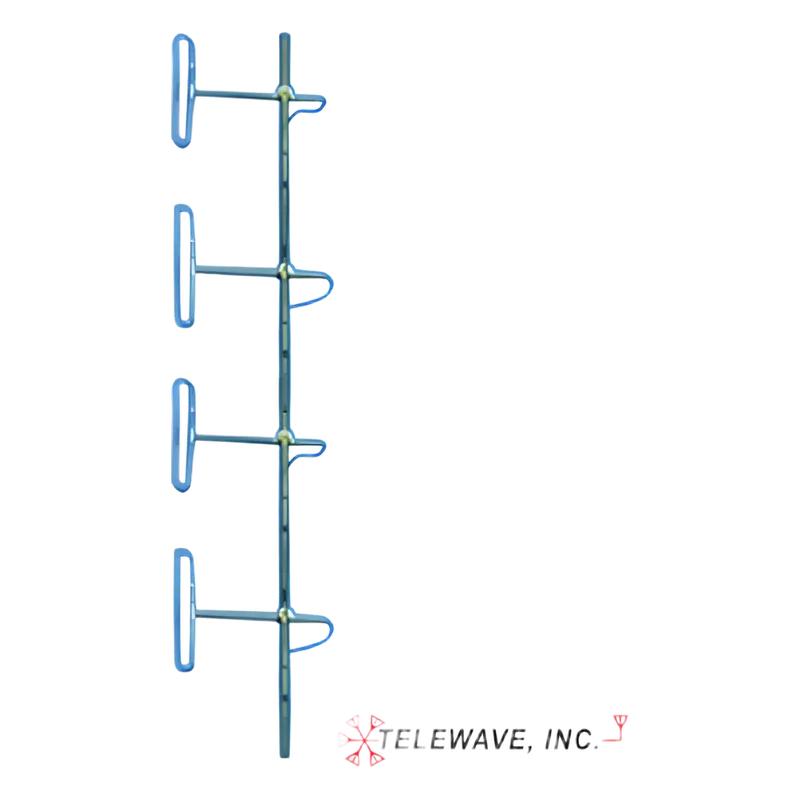 Antena Base VHF, de 4 Dipolos, rango de frecuencia 138 - 174 MHz. TELEWAVE, INC ANT-150D6-9
