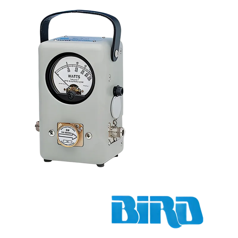 Wattmetro BIRD de Propósito General, Serie 43, 100 mW-10 kW y con Rangos de Frecuencias desde 450 kHz a 1260 MHz, según el elemento (No Incluido). BIRD TECHNOLOGIES BIRD-43