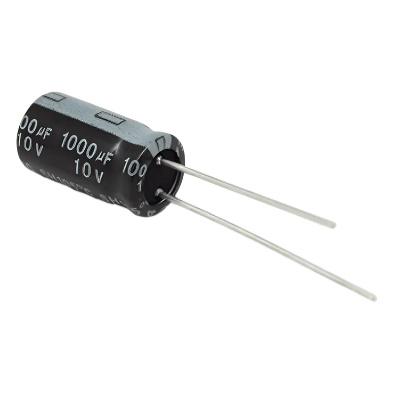 Capacitor Electrolítico de Aluminio, Radial de 1000 µFd, 10 V PARTS 1000M0010V
