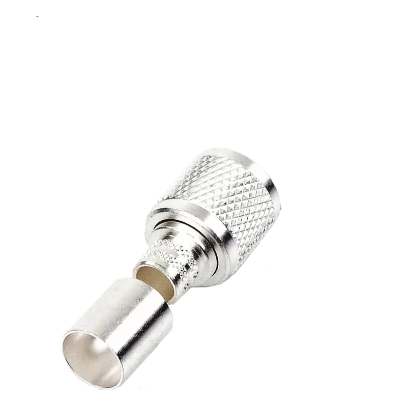 Conector UHF macho (PL-259) de anillo plegable para RG-8, BELDEN 8237, RG-213/U, 8267. RF INDUSTRIES,LTD RFU-507-ST