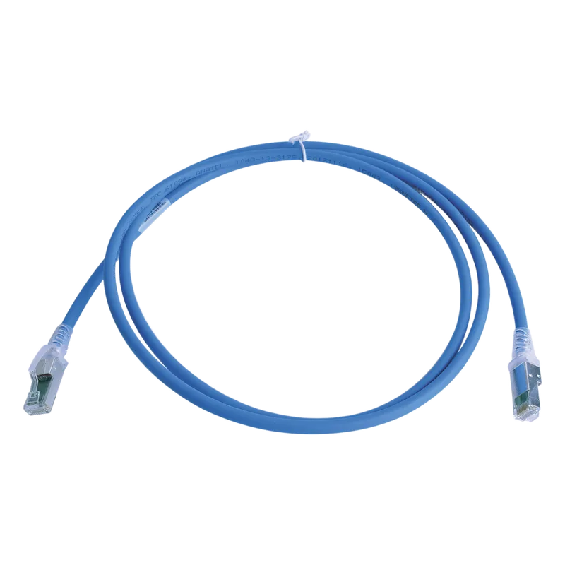 Patch Cord Z-MAX Cat6A S/FTP, CM/LS0H, 5ft, Color Azul SIEMON ZM6A-S05-06