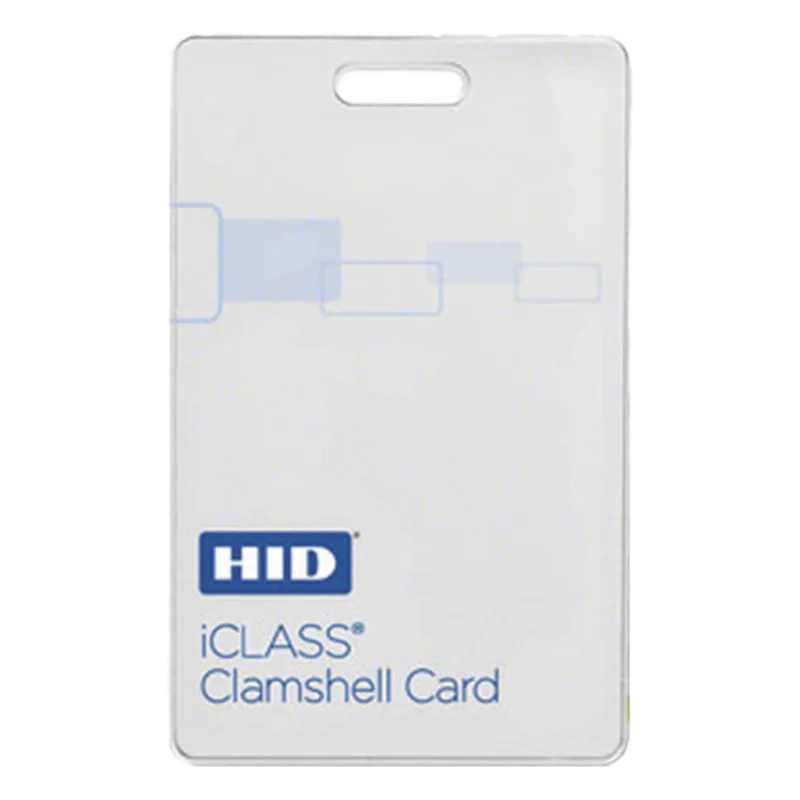 Tarjeta iClass Clamshell (Gruesa) / 2 k memoria / Garantía de por Vida HID ICLASS2080