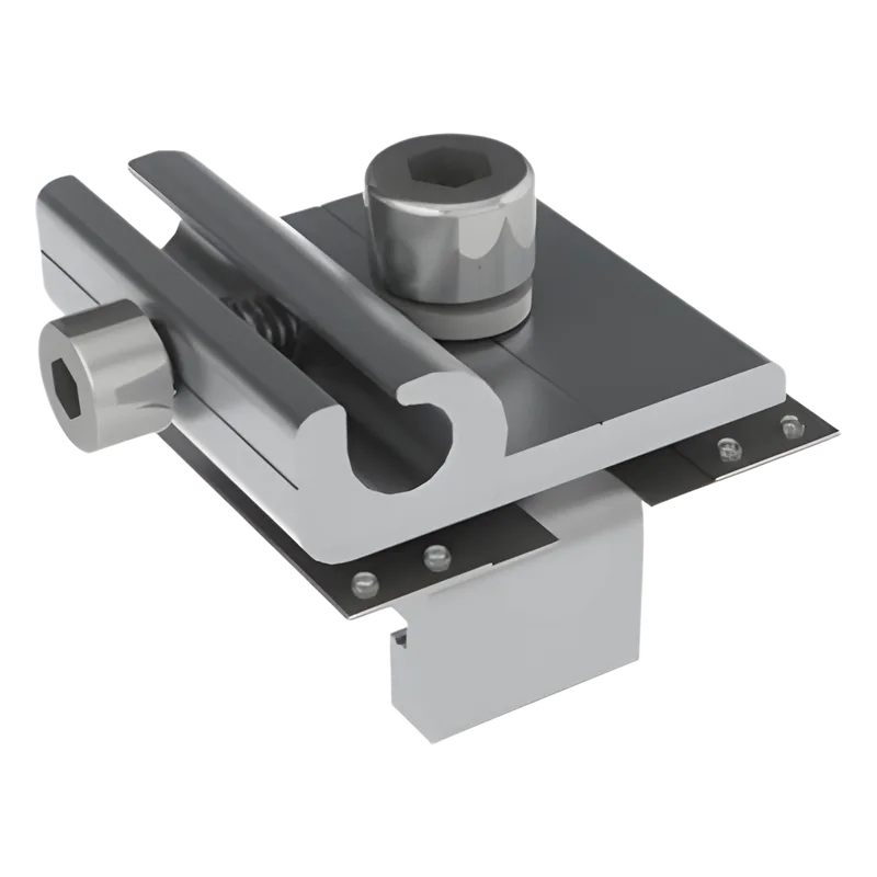 Conector para Conexión a Tierra Física de Montajes de Paneles Solares con Riel 7 EPCOM POWERLINE EPLELG201