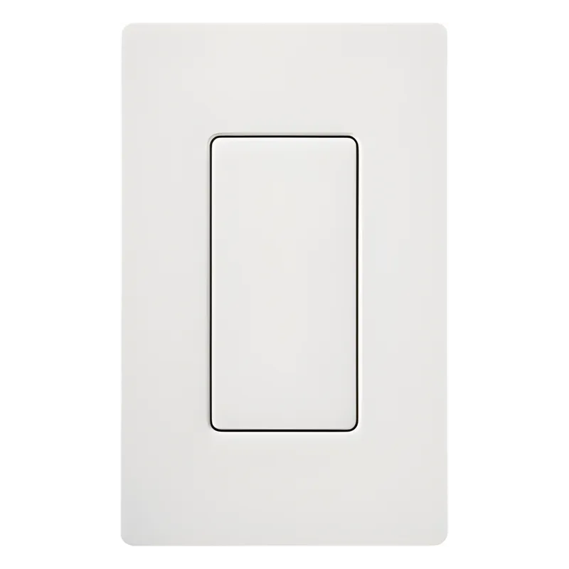 Inserto ciego estilo Designer para cubrir espacios sin usar en placas de pared Lutron Claro y Satin Colors, instalación a presión sin tornillos, color blanco brillante LUTRON ELECTRONICS DVBI
