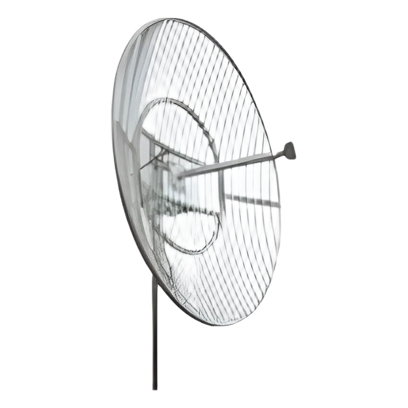Antena Parabólica de rejilla. Frecuencia 824-896 MHz, 20 dBi de ganancia. Antena Donadora que se utiliza en los amplificadores de señal celular para cubrir comunidades alejadas. EPCOM CR-OGP08