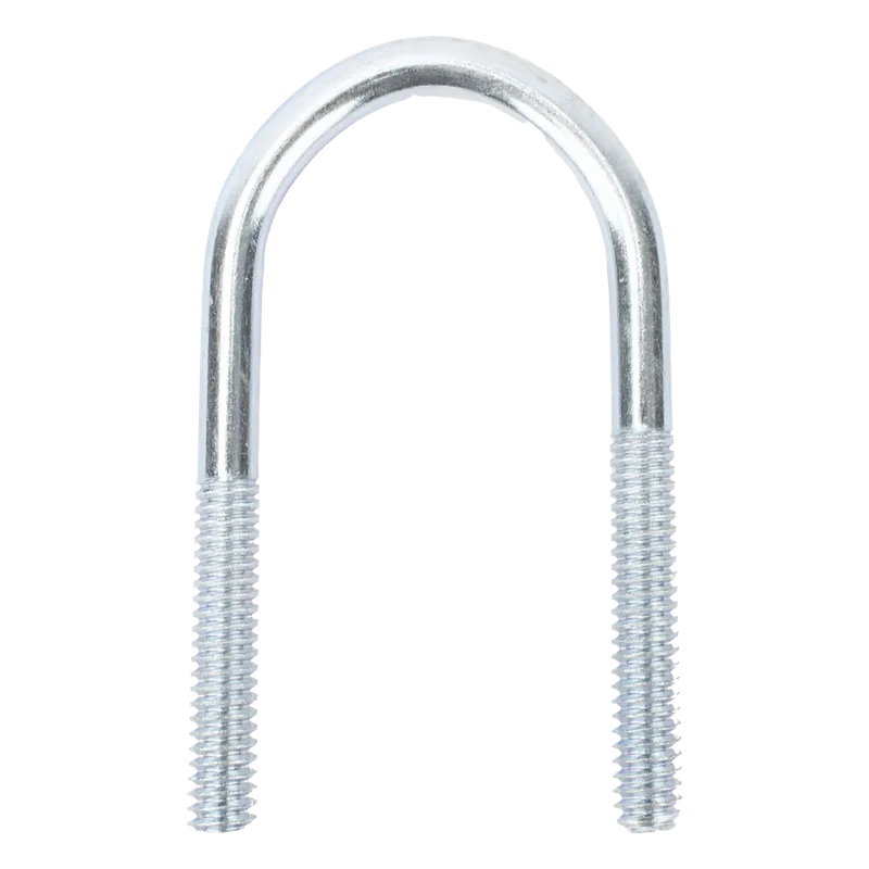 Abrazadera tipo U de 1 1/2", con acabado Electro Zinc, no incluye tuercas y arandelas CHAROFIL CH-ABR-U-38