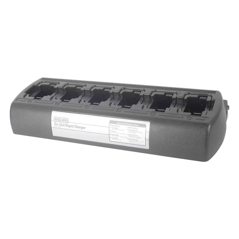 Multicargador rápido (6 Cavidades) de escritorio para radio Motorola APX6000XE/7000/XE/8000/XE/ para baterías NNTN7034/7038 POWER PRODUCTS PP-6C-APX6000