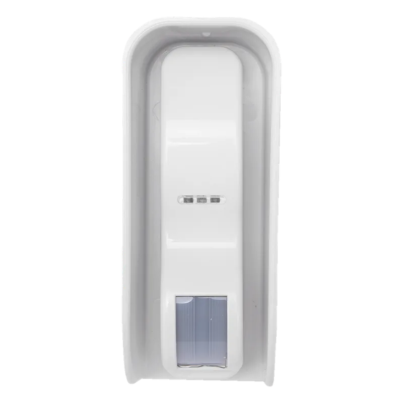 Sensor de Movimiento Tipo Cortina / 100 % Exterior / Alimentado por baterias / Doble tecnologia MW & PIR / Compatible con cualquier panel de alarma Politec NATSENSORWS
