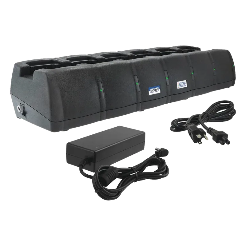 Multicargador de 6 cavidades para radios Icom IC-F3003, IC-4003 para baterías Ni-Mh BP264 o genéricas. POWER PRODUCTS PP-6C-BC191
