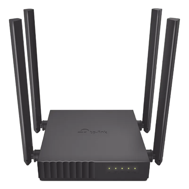 Router Inalámbrico doble banda AC, 2.4 GHz y 5 GHz Hasta 1200 Mbps, 4 antenas externas omnidireccional, 4 Puertos LAN 10/100 Mbps, 1 Puerto WAN 10/100 Mbps, Versión 6 TP-LINK ARCHERC50