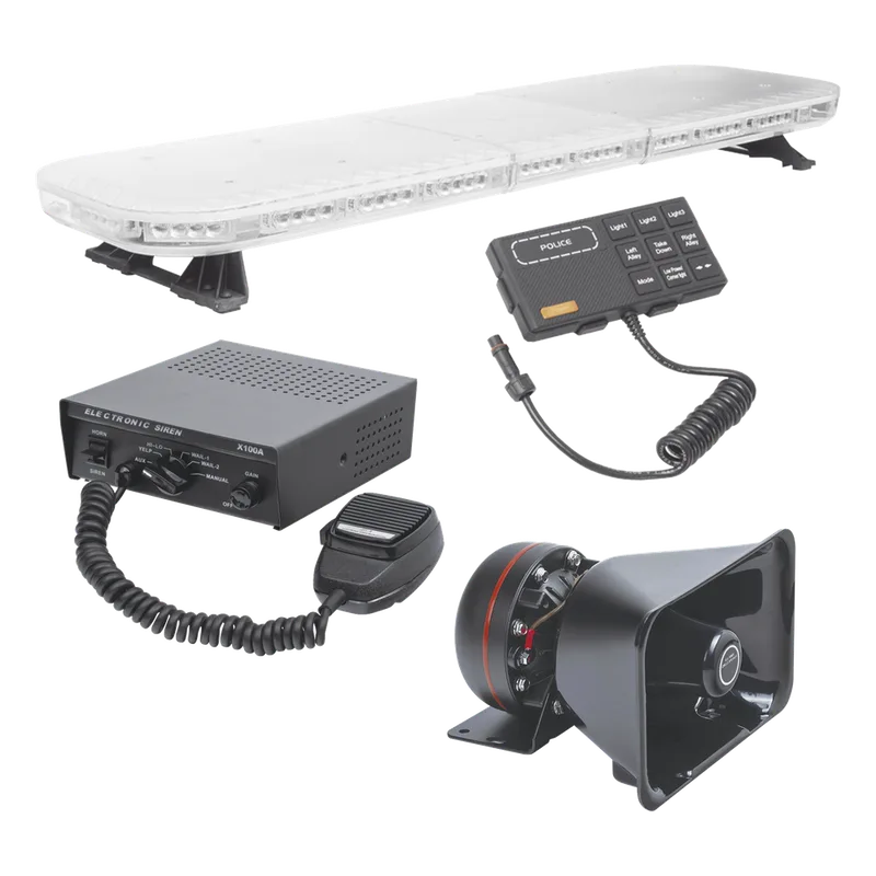 Kit básico para equipamiento de unidades de Seguridad Pública EPCOM INDUSTRIAL SIGNALING X67RBAKIT