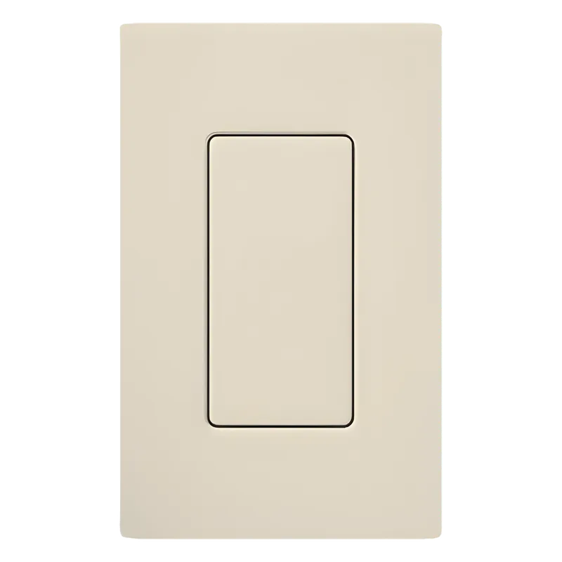 Inserto ciego para placa de pared estilo decorador, acabado brillante en color almendra claro, cubre una apertura sin usar en placas Lutron Claro LUTRON ELECTRONICS DV-BI-LA