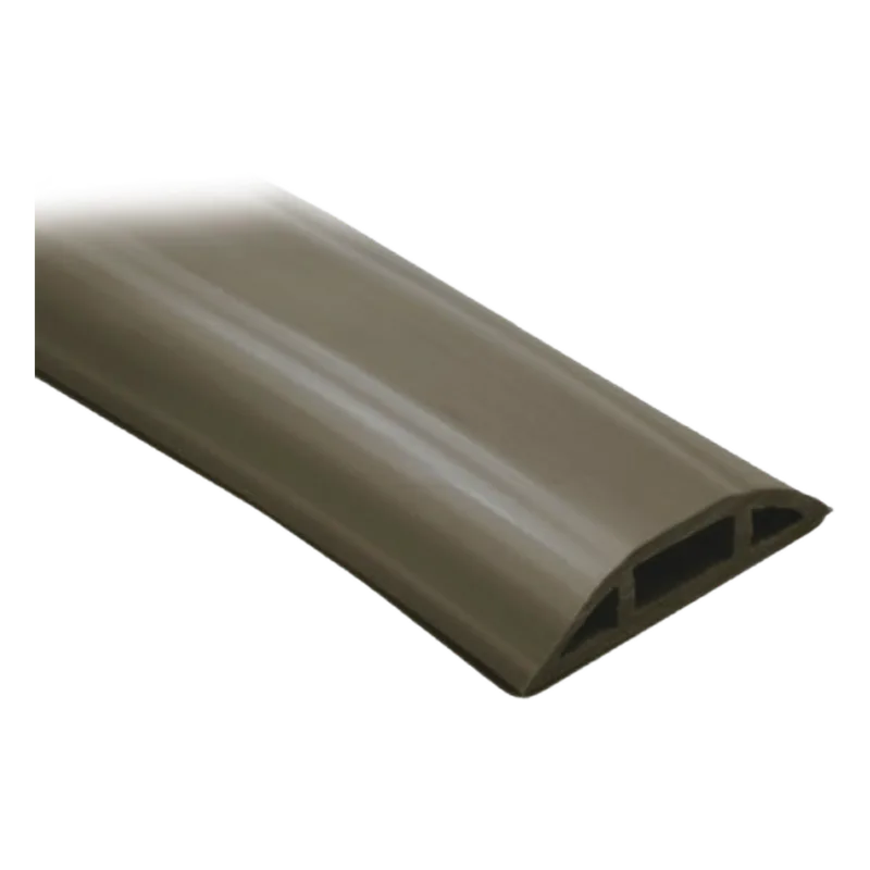 Canaleta flexible color cafe de PVC auto extinguible tramo de 2.5m THORSMAN FLEXIDUCTHO-BR