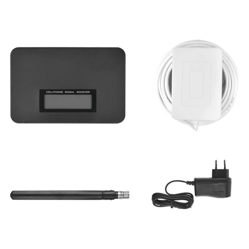 Kit Amplificador de Señal Celular de UNA banda de frecuencia / Mejora las llamadas convencionales / Soporta los datos de las tecnologías 2G y 3G de TELCEL, AT&T y MOVISTAR / Puede cubrir un espacio de hasta 140 m2. EPCOM EP-865-17