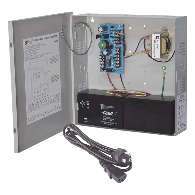 Fuente de poder para control de acceso de 12/24 Vcc @ 1.75 A ALTRONIX AL175ULX