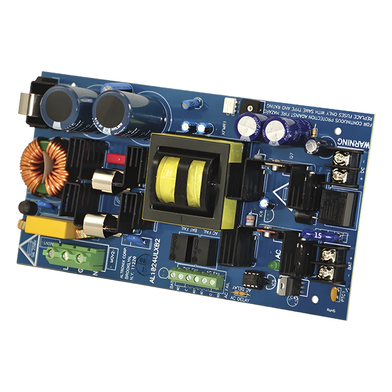 Fuente de Poder con Respaldo, 24 Vcc, 10 A, 240 W, Entrada 115 Vca, Tipo Tarjeta, Salida Única ALTRONIX AL1024ULXB2