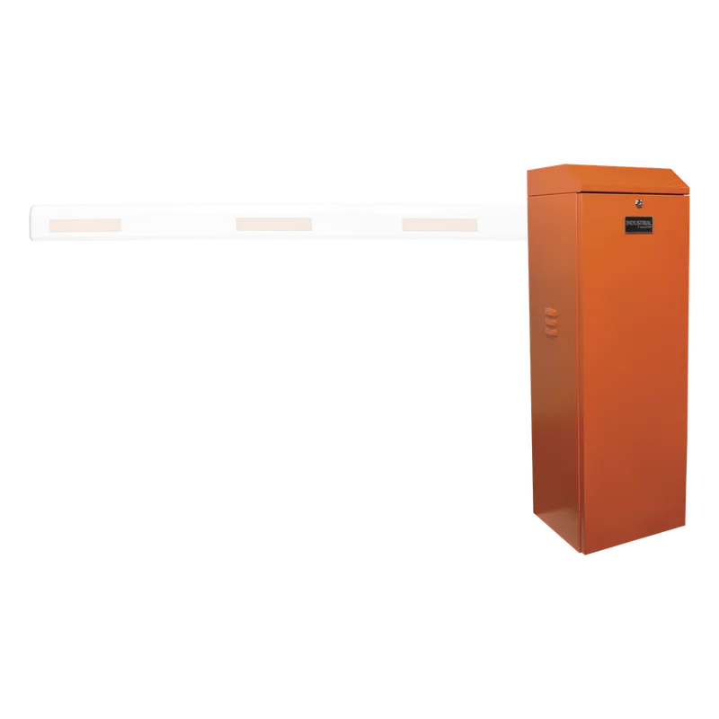 Barrera vehicular izquierda / Soporta brazo de hasta 3 m / Apertura en 1.5 s /Final de carrera ajustable por programación / Movimiento fluido / Diseño elegante color naranja ACCESSPRO XBF-3000-LN