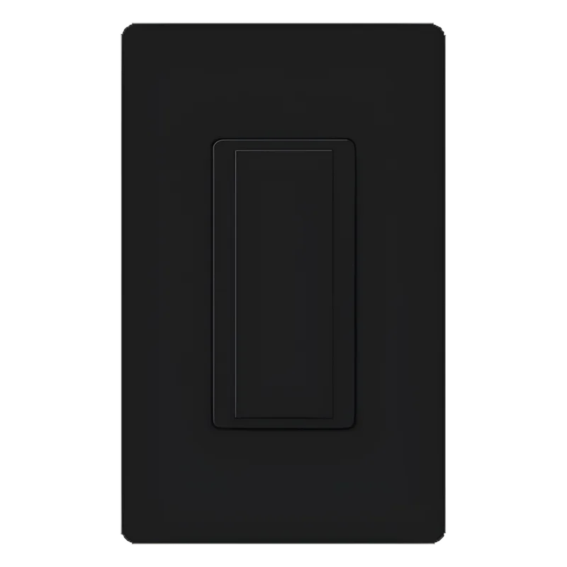 Switch acompañante Maestro para controlar una carga desde varios puntos con un switch multilocalización, 120 V, cableado de 3 vías estándar, acabado satinado Midnight LUTRON ELECTRONICS MSC-AS-MN