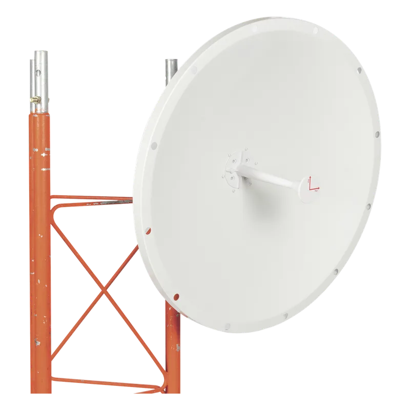 Antena Direccional con Frecuencia Extendida / 4.8 - 6.5 GHz / 28 dBi / Jumper incluido con conector N-Macho / Polaridad en 90º y 45º / Montaje incluido para torre o mástil TXPRO TXP-D4865-28-N