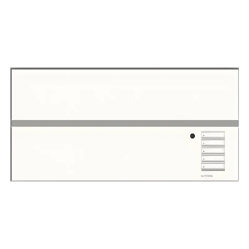 Unidad de control de iluminación GRAFIK Eye QS para 6 zonas con radiofrecuencia Clear Connect, escenas programables e integración con RadioRA 2 y HomeWorks QS, color blanco LUTRON ELECTRONICS QSGRJ6PWH