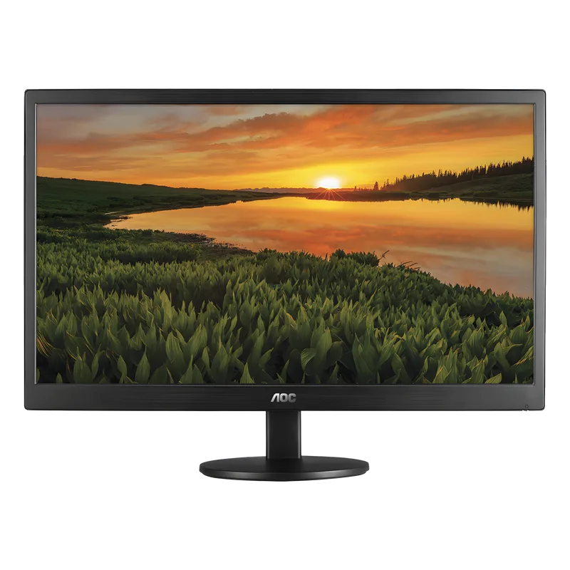 Monitor LED de 19", Resolución 1366 x 768 Pixeles con Entradas de Video VGA / HDMI AOC E970-SWHEN