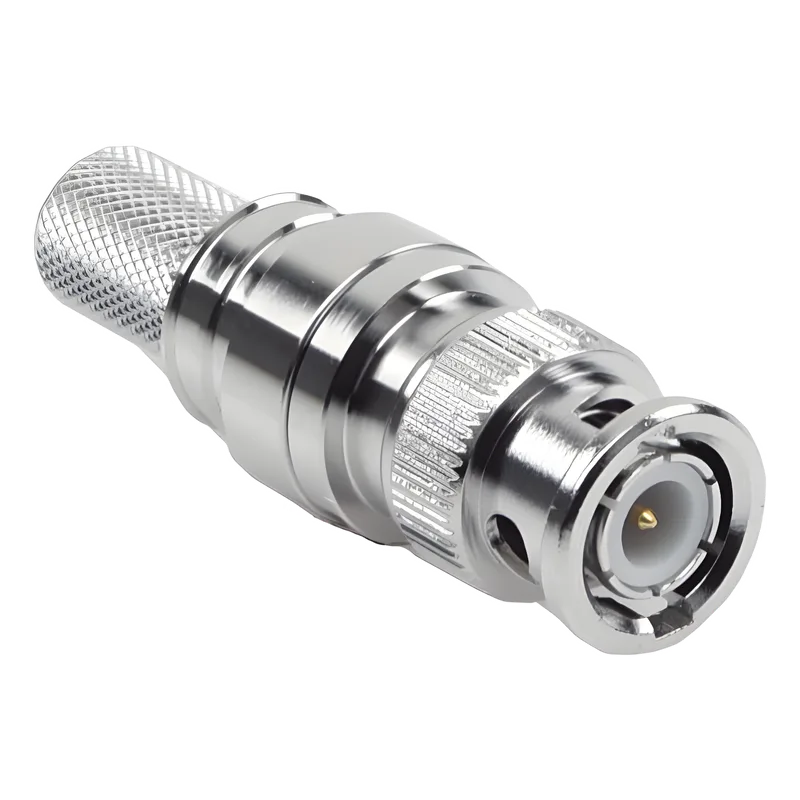 Conector BNC Macho Plegable con Pin Cautivo para Cables RG8 - LMR400 Times Microwave EZ-400-BM-X