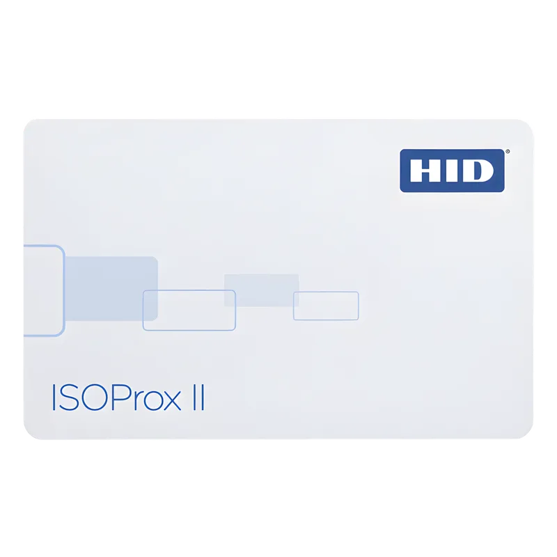 Tarjeta de Proximidad ISOProx II HID (Delgada) Perforada Horizontalmente / Garantía de por Vida/ 1586/1386 ISOPROXH