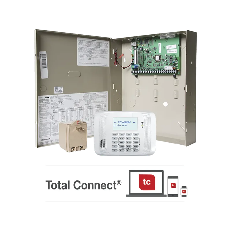 Panel de alarma serie VISTA con módulo IP integrado y teclado alfanumérico con receptor inalámbrico, para AlarmNet HONEYWELL HOME RESIDEO VISTA21IP/6162RF