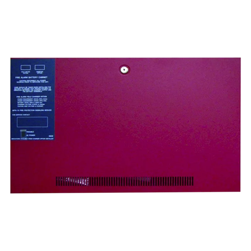 Gabinete de montaje remoto para dos baterías de respaldo de hasta 55 Ah para paneles de detección de incendio FIRE-LITE BB55F