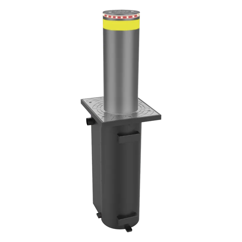 Bolardo Hidráulico / Alta resistencia al impacto hasta 300 000 J / Uso intensivo (Bomba italiana)/ Requiere Tarjeta controladora (No incluida) / Fácil instalación ACCESSPRO XB-275-H07K