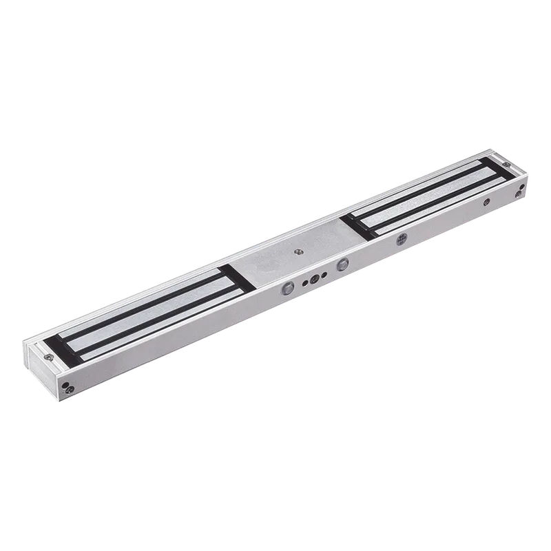 Chapa magnética Doble 600L lbs por lado con LED Ultra-brillante/ Libre de Magnetismo Residual / Sensor de estado de la placa ACCESSPRO MAG600NDLED